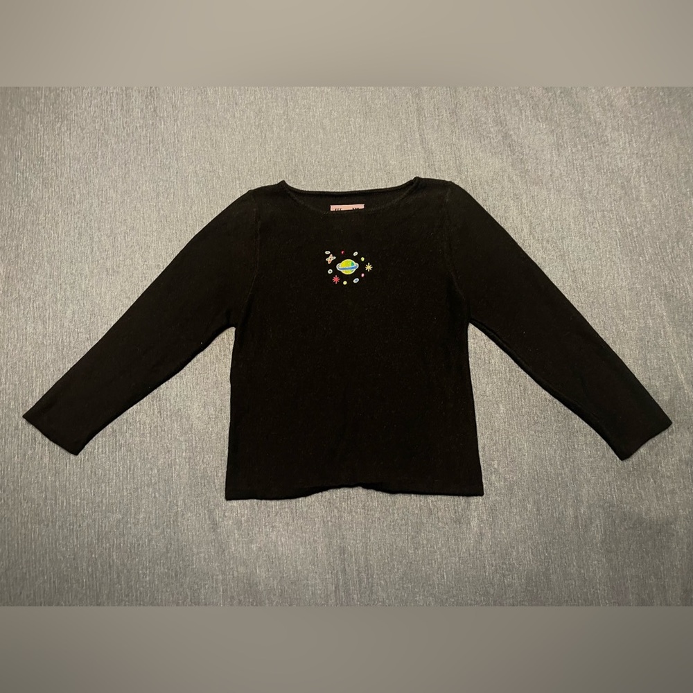 Unif Cosmic 3/4 Sleeve Sweater Top